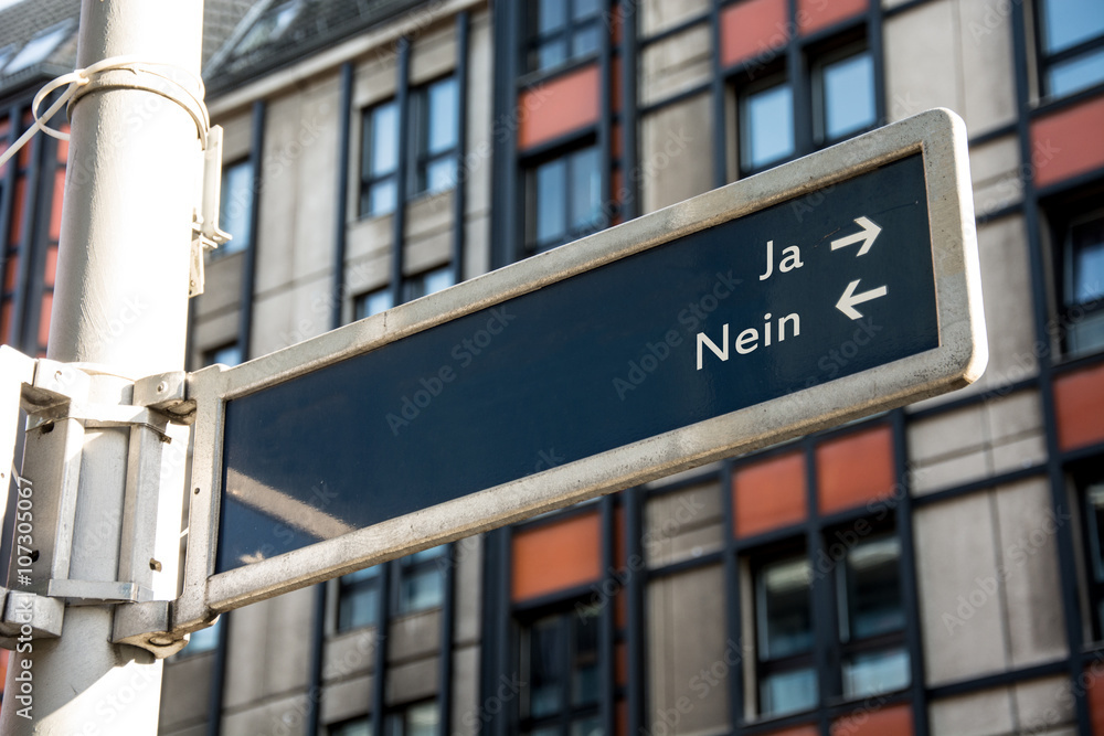 Schild 61 - Ja Schild 61 - Ja