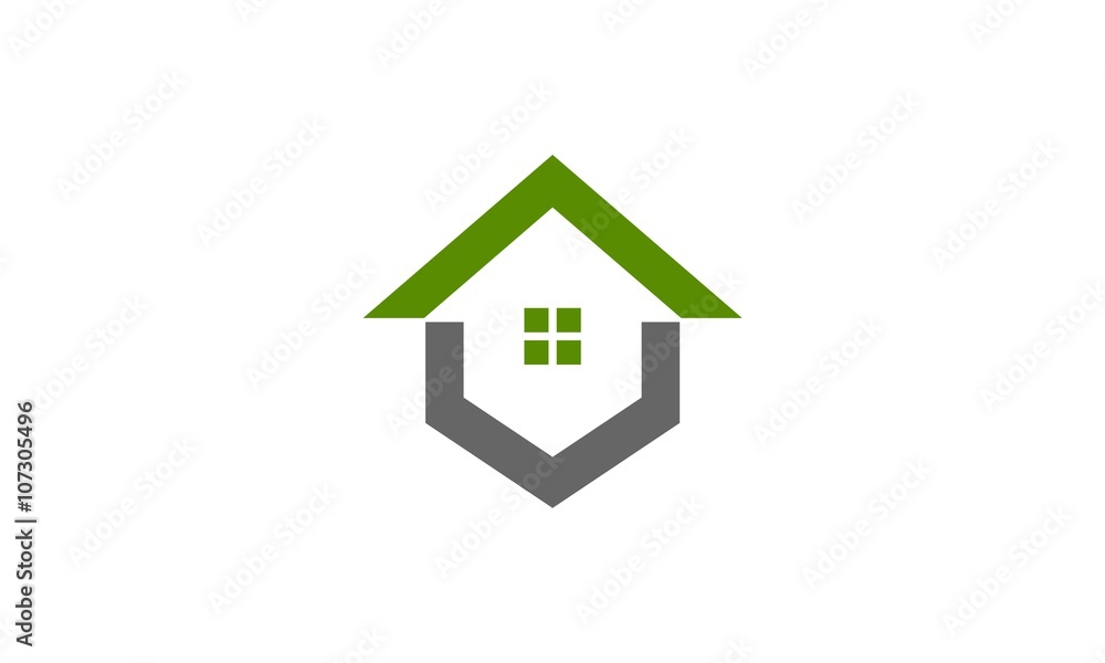 House Abstract Real Estate Countryside Logo Design Template House Abstract Real Estate Countryside Logo Design Template
