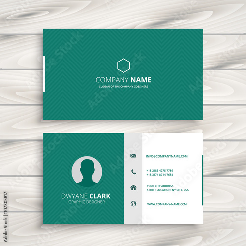 minimal business card template
