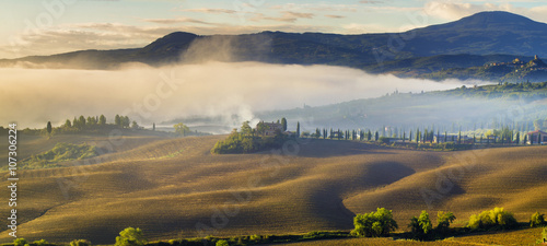Autumn landscape of Tuscany