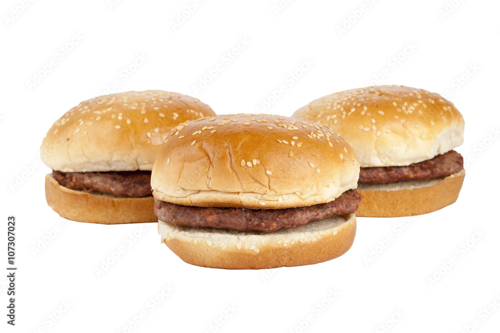 yummy hamburger sandwiches
