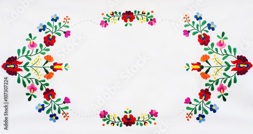 Bild auf Leinwand folk frame