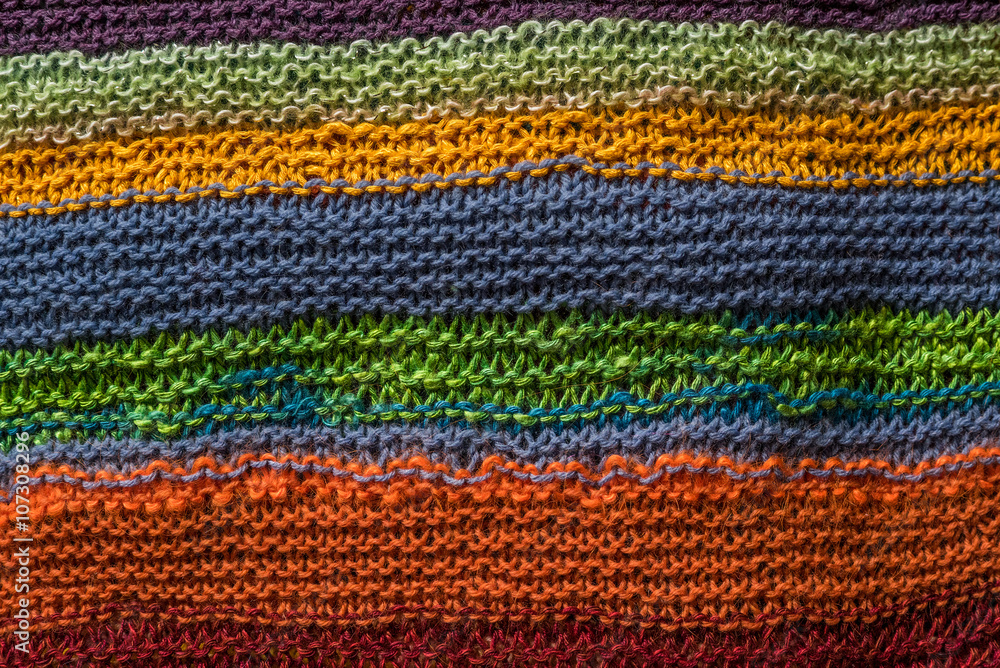 Knitwear in warm colors