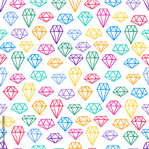 pattern with precious stones