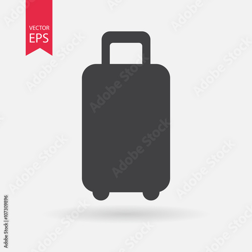 Travel Luggage icon,  Suitcase icon web. Vector icon suitcase. Travel bag icon flat. Suitcase icon new. Baggage icon.
