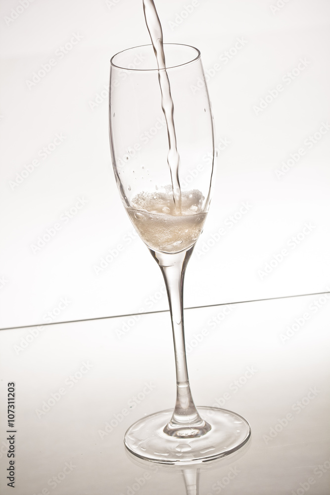 Obraz premium A glass of champagne