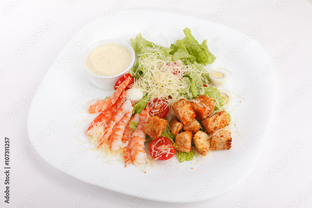Caesar Salad with shrimps Caesar Salad with shrimps