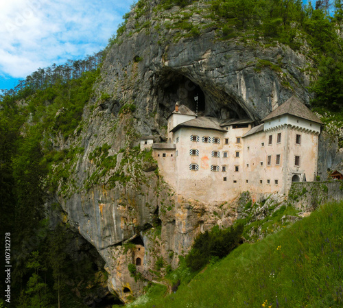 Walls and fortification of Predjamski  Grad photo