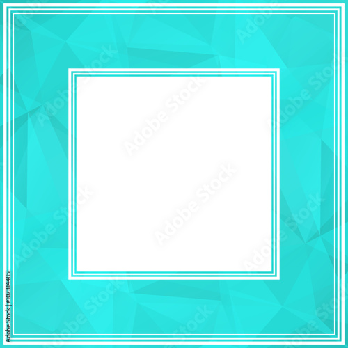 mint abstract border