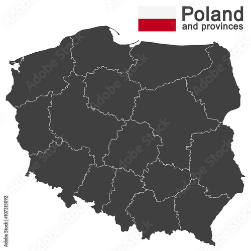 country Poland and voivodeships
