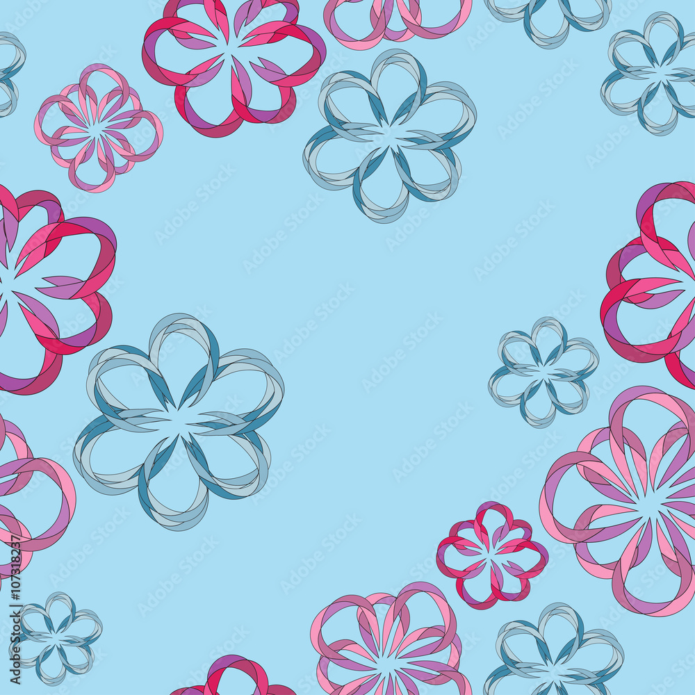 Seamless background of flowers Seamless background of flowers