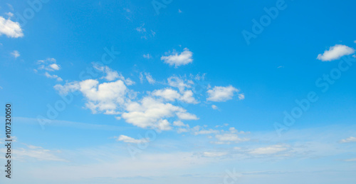 white fluffy clouds