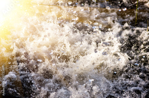 water under the rain and sun © fotolesnik