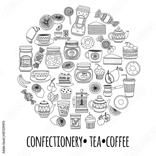 Images for confectionery or coffee shop