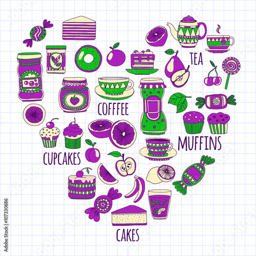 Images for confectionery or coffee shop