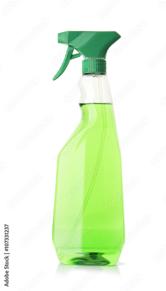 Cleaning spray isolated on white Cleaning spray isolated on white