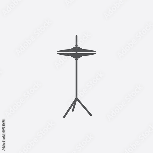 Cymbals icon of vector illustration for web and mobile