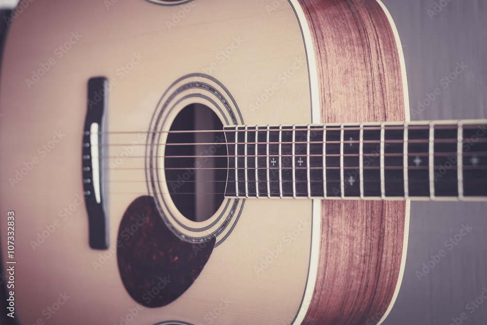 Fototapeta premium Acoustic guitar