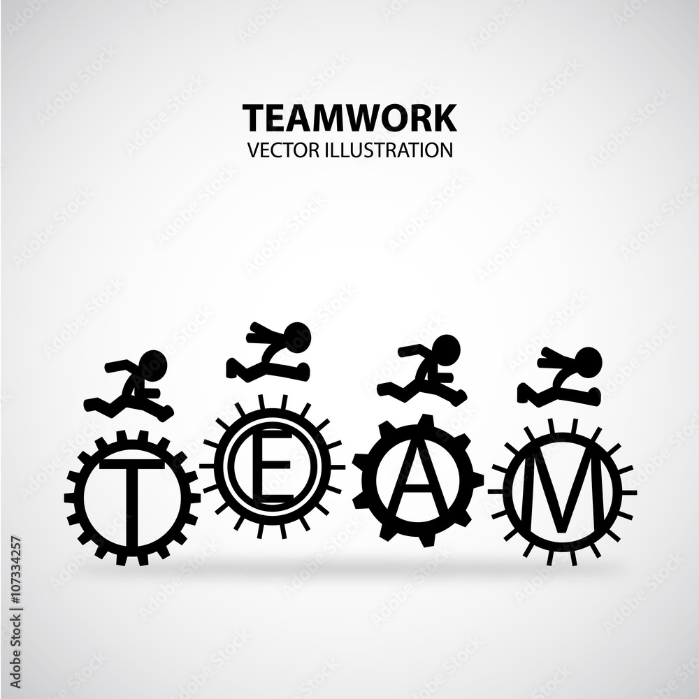 Obraz premium Teamwork Graphic Design