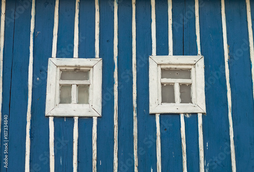 Little wooden windowframes photo