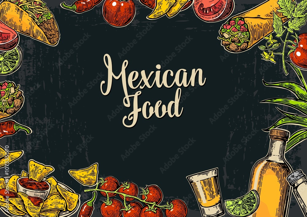 Mexican menu hi-res stock photography and images - Alamy