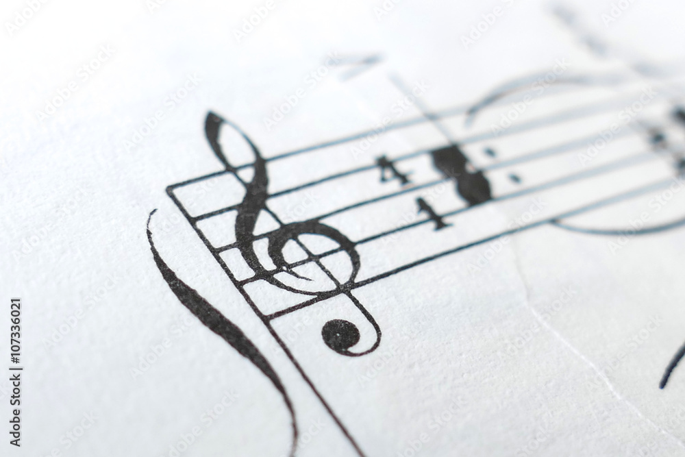 Fototapeta premium musique