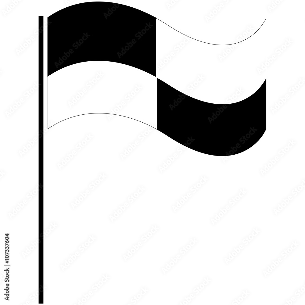Fototapeta premium Flag icon