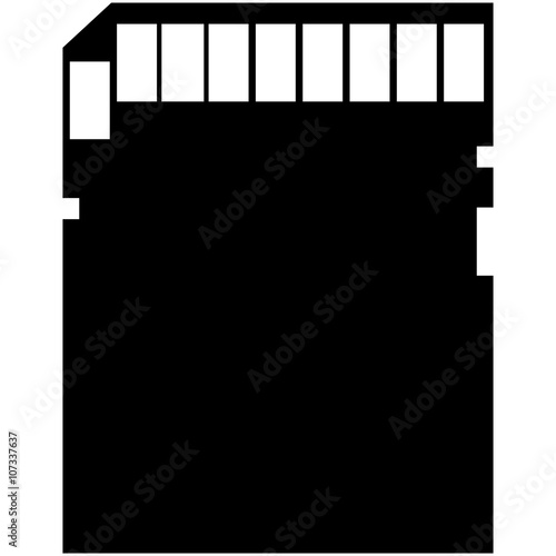 Flash card vector