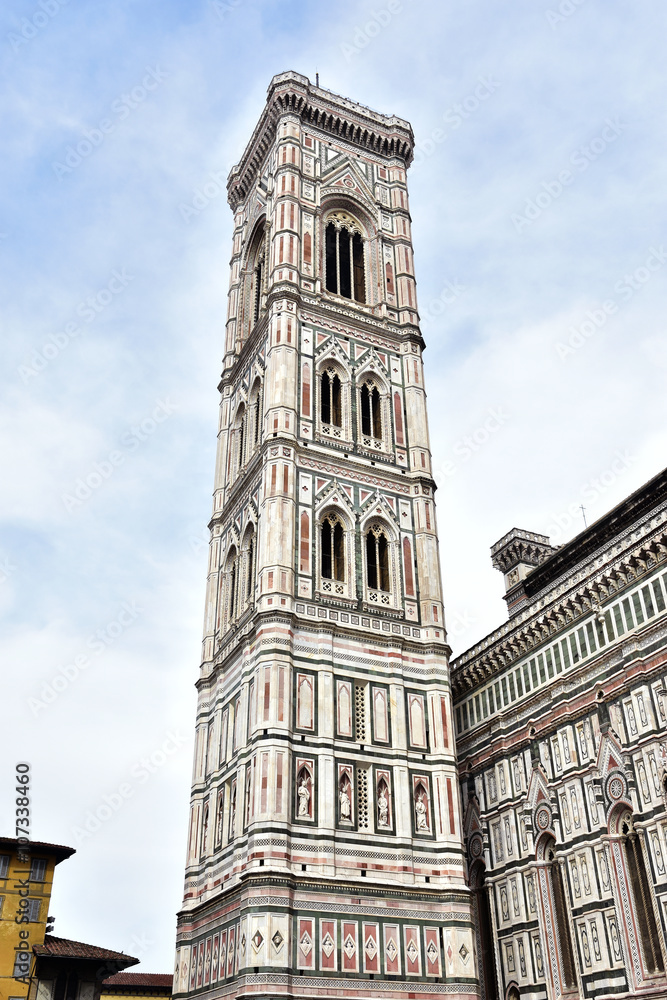 Giotto's Campanile in Florence,  with its wonderful gothic polychrome marbles