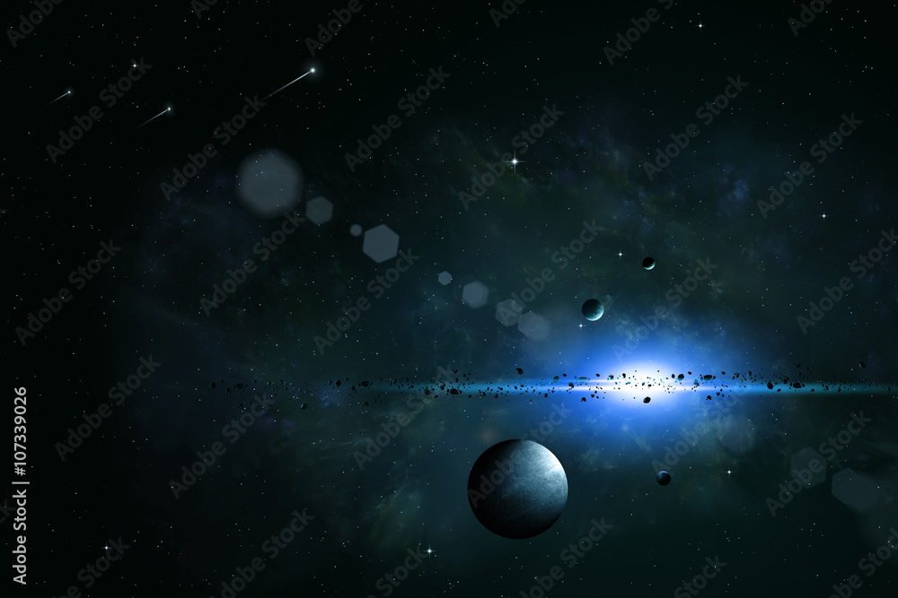 Space Imaginary Background