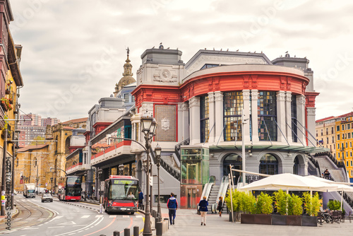 Cuadro en lienzo Bilbao city in november - shots of Spain - Travel Europe