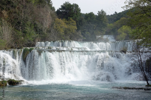 Wasserfall Skradinski buk im Krka Nationalpark  Kroatien