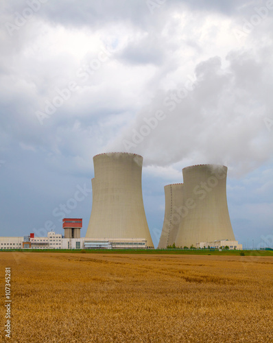 Nuclear power plant Temelin in Czech Republic Europe   © martinlisner