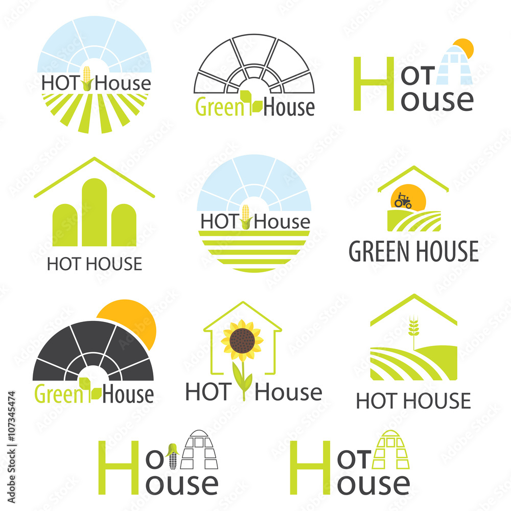 Hothouse collection. Vector Hothouse collection. Vector