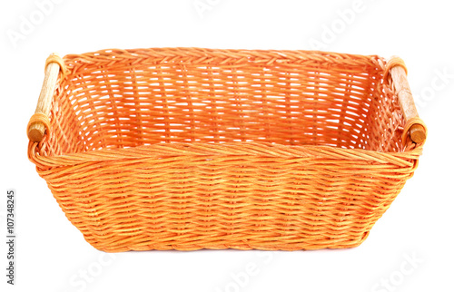 Orange Wooden Basket