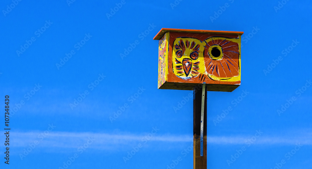 Bird House on a poll Bird House on a poll