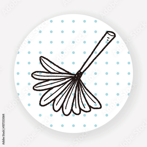 feather duster doodle