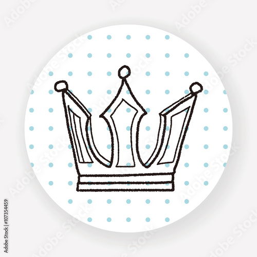 crown doodle