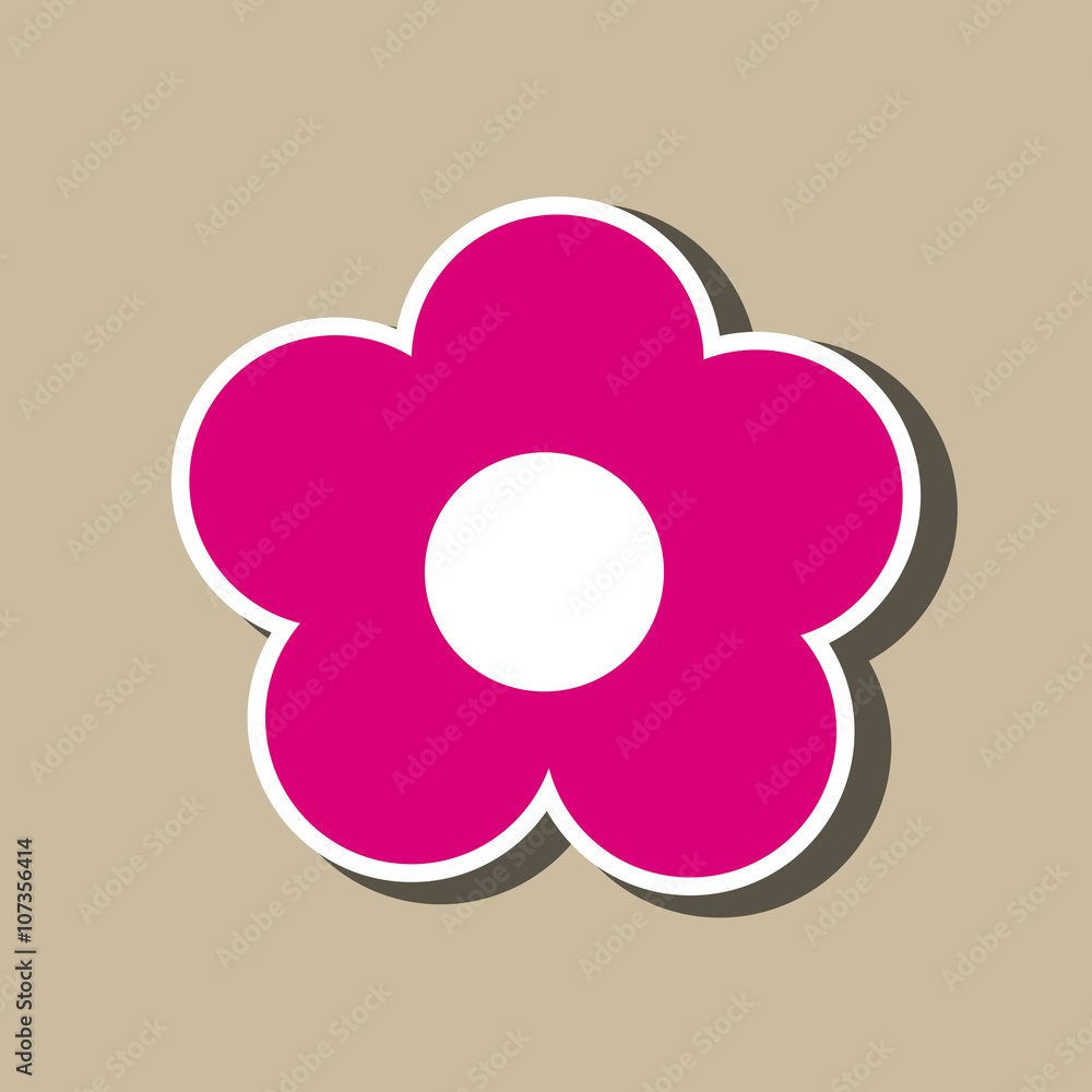 flower icon design 