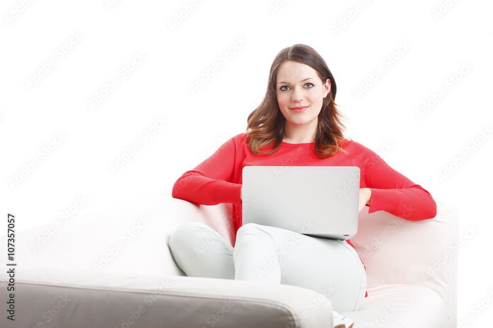 Woman with laptop Woman with laptop