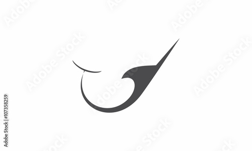 fishing clip art vector logo