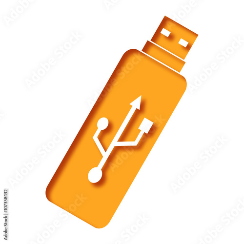 Logo clé usb.