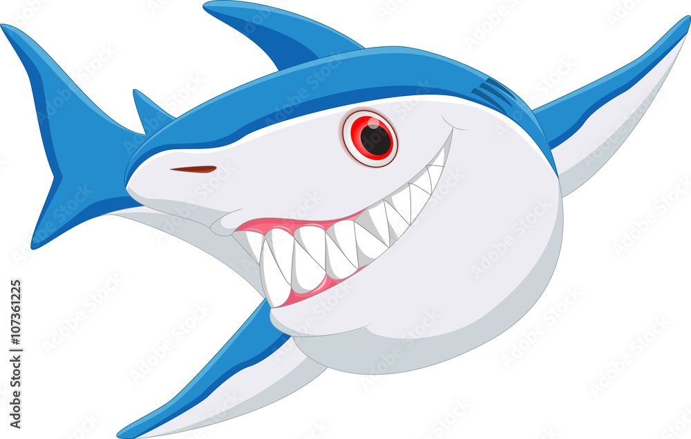 Obraz premium Shark cartoon