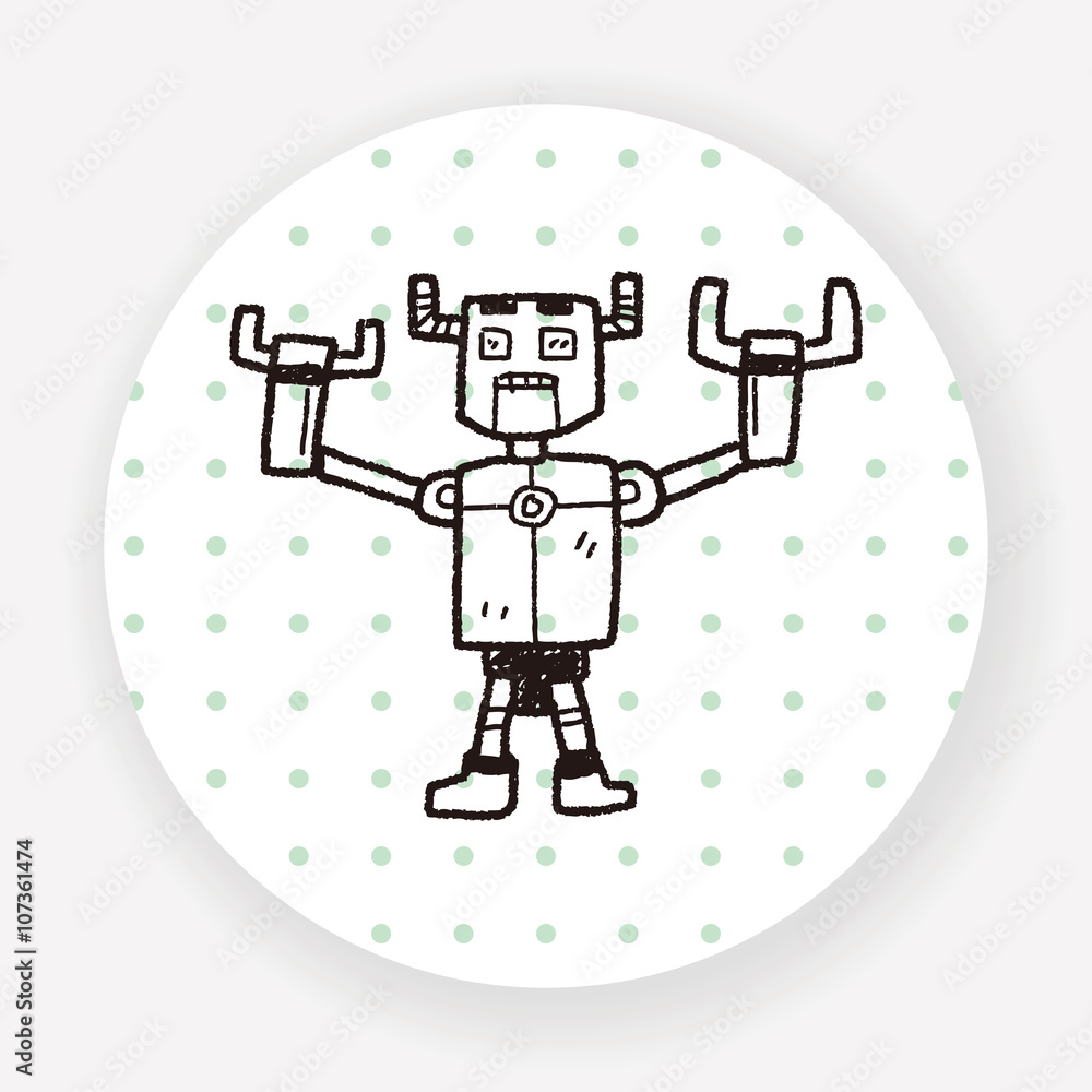 robot doodle robot doodle
