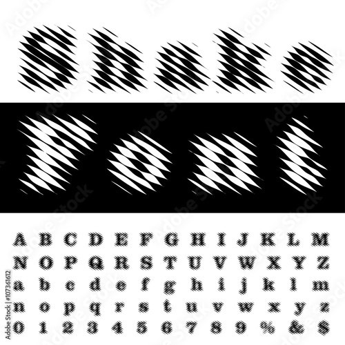 shake font