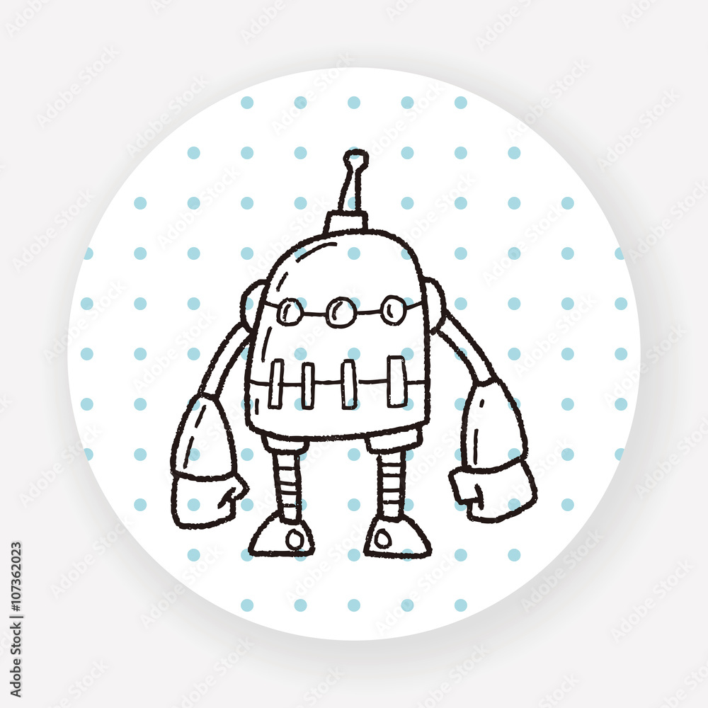 robot doodle robot doodle