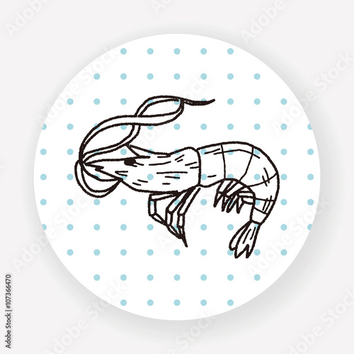 Shrimp doodle