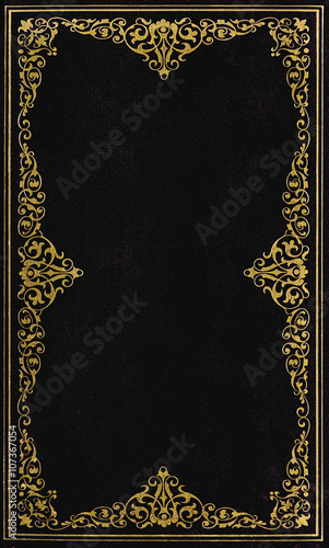 Wallpaper Mural Black and golden leather cover Torontodigital.ca