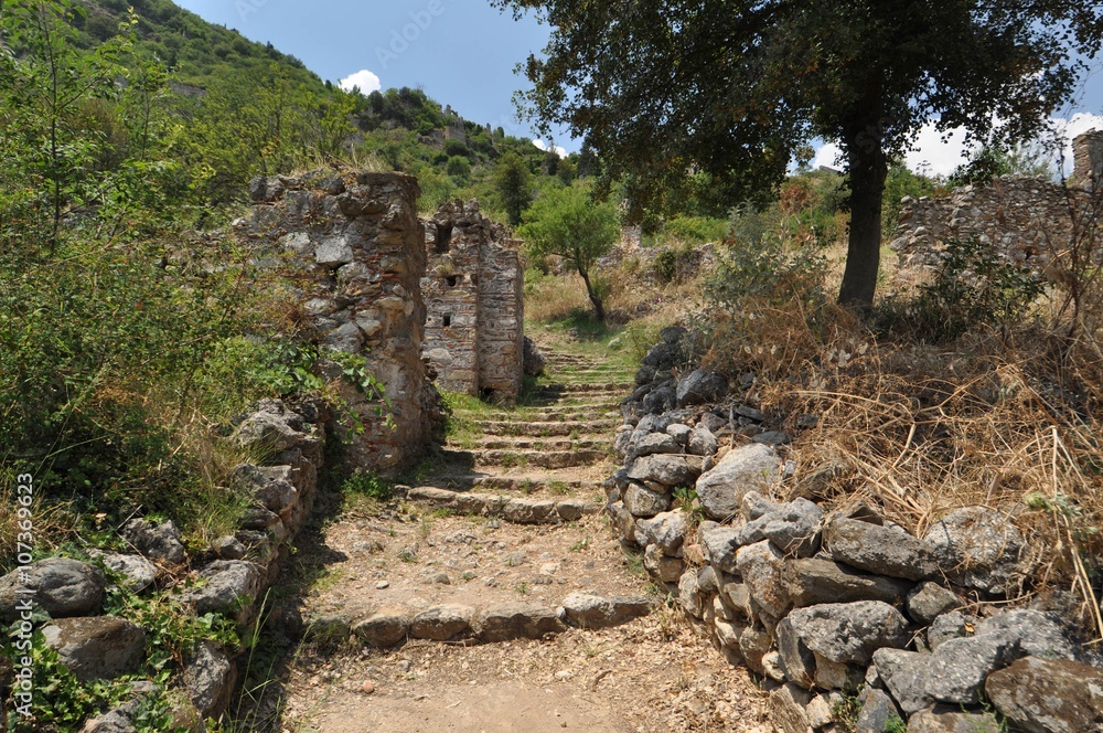 Mystras - the capital of the Byzantine Despotate of the Morea