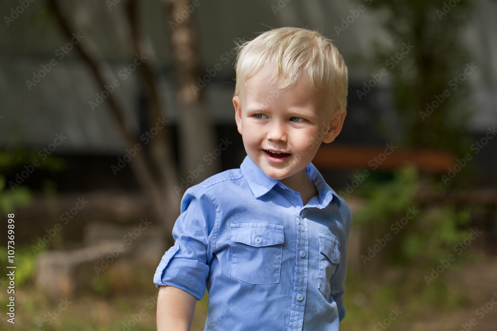 Close up, Blonde baby boy Close up, Blonde baby boy